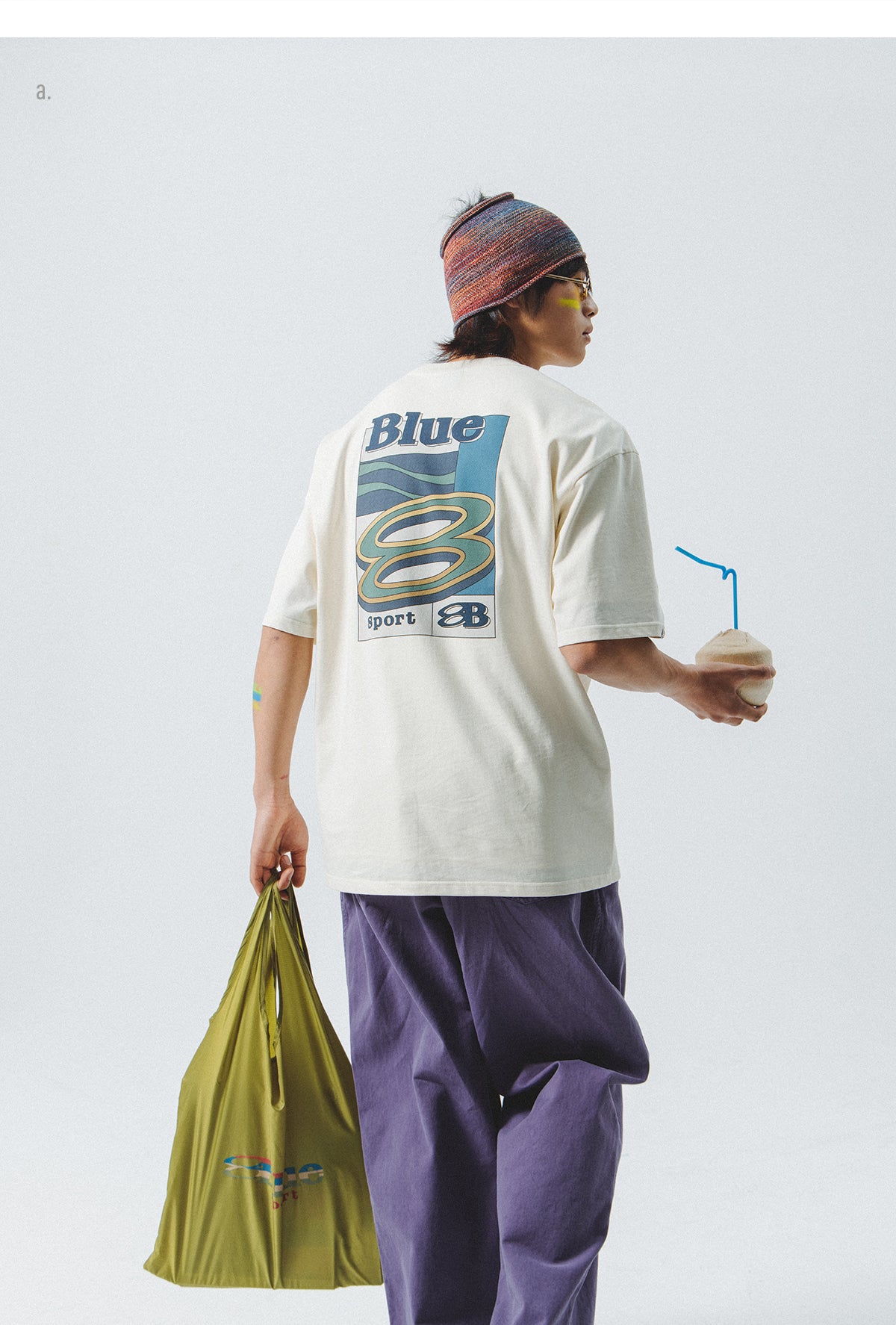 Lanqi Summer New Trend American Retro Heavy Cool T-Shirt Couple Short Sleeve Men