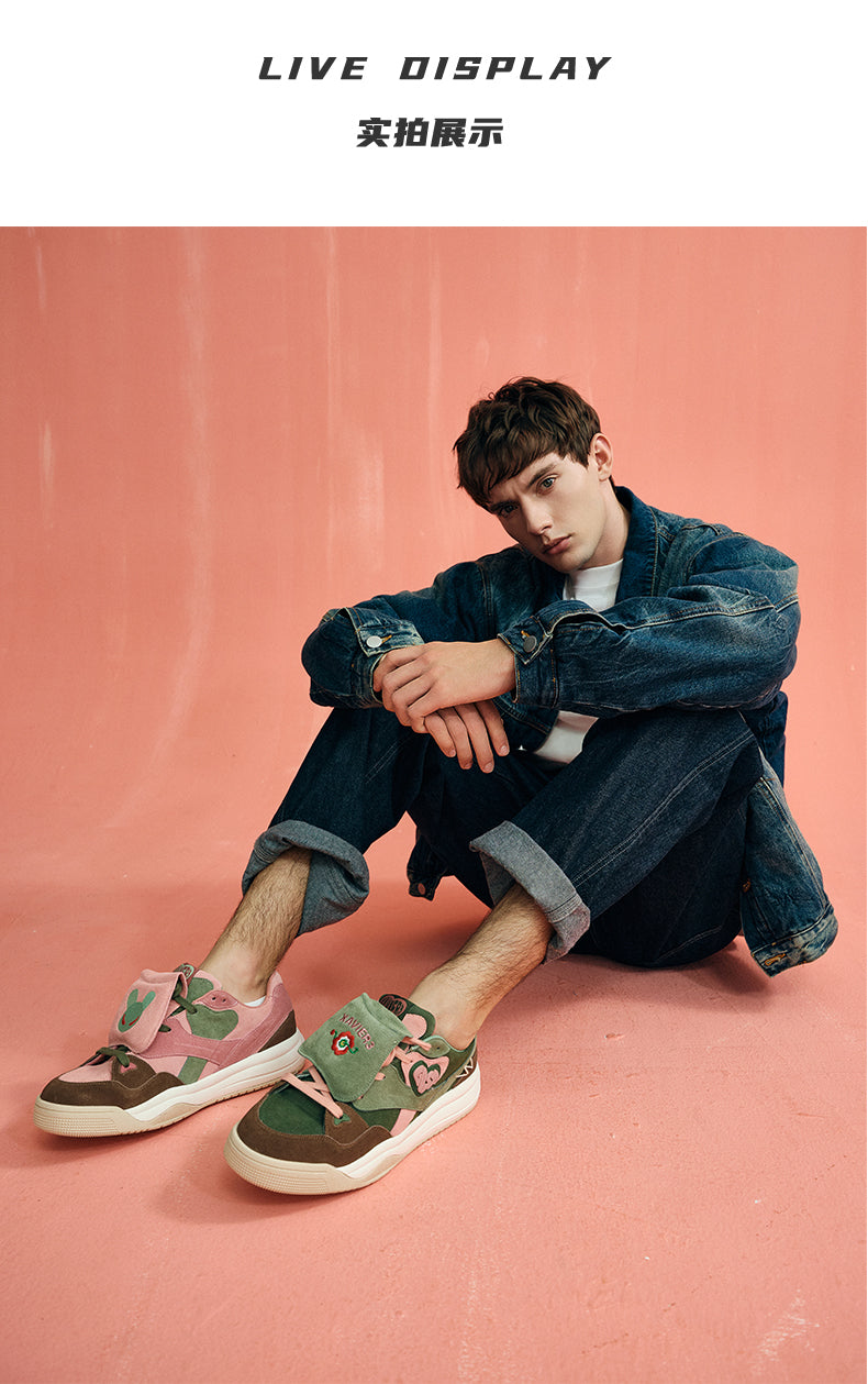 GOST&XAVIER Collaboration Casual Sneakers "Unforgettable Love"