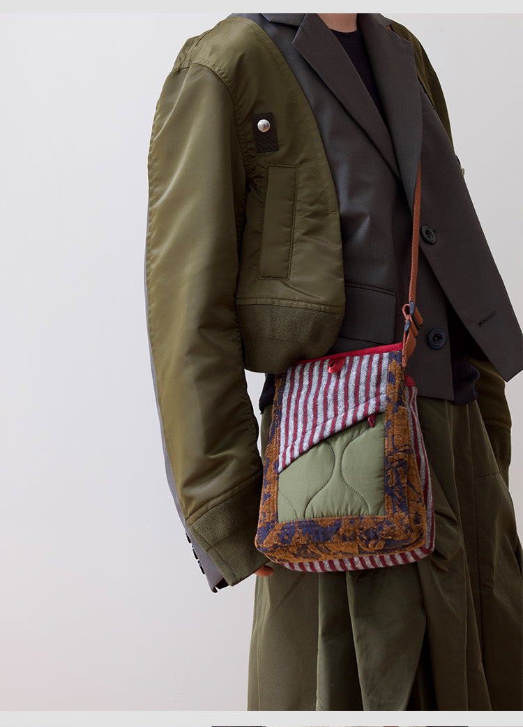 Original 2024 Autumn Winter New Wool Lightweight Crossbody Phone Bag Retro Niche Mini Bag