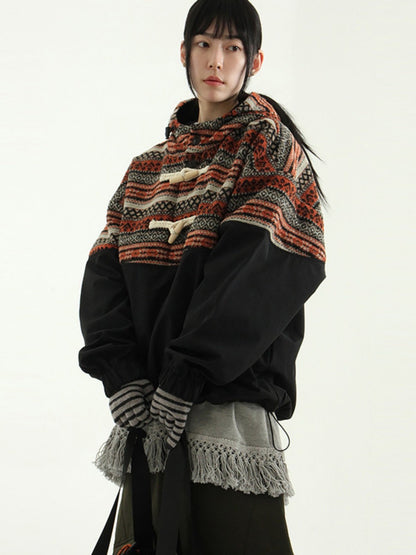 Nordic Toggle Button Hooded Anorak - 25AW Winter Jacket (Unisex)