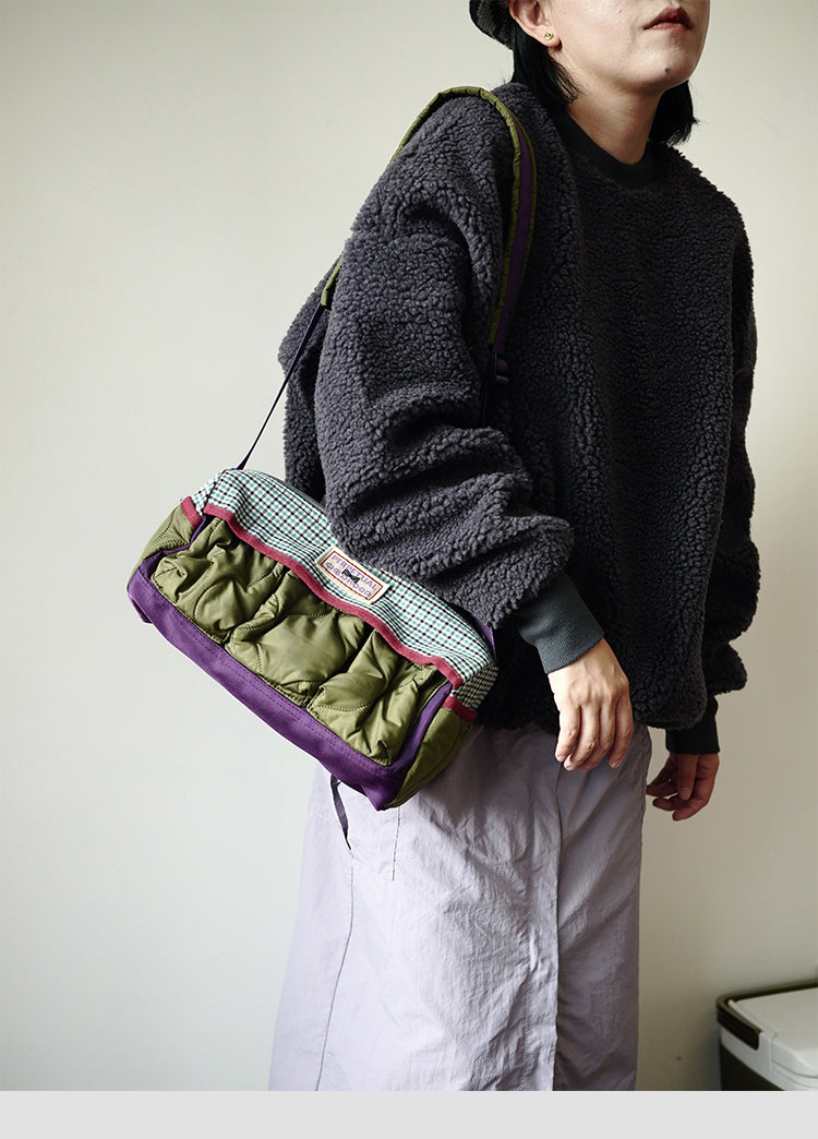 Original Design Autumn and Winter Shoulder Bag Fashion Messenger Bag Niche Lightweight Boston Bags Women