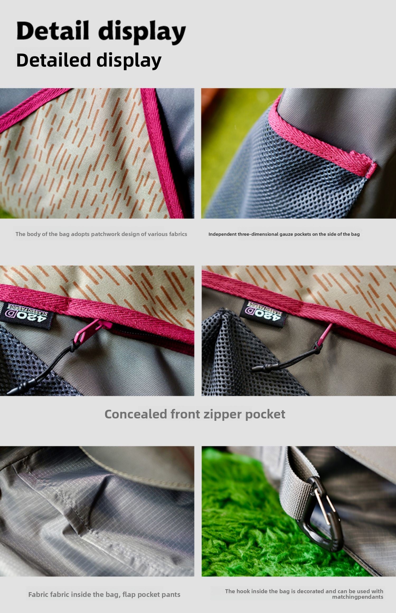 Original 2024 New Fashion Mountain Style Single Shoulder Bag Unisex Large Capacity Fashion Crossbody Bag