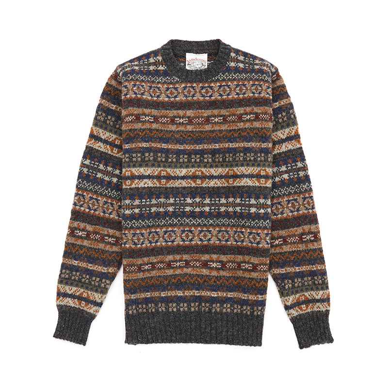 Jamiesons 130-Year Fair Isle Wool Sweater – Scottish Heritage Knit (Unisex)