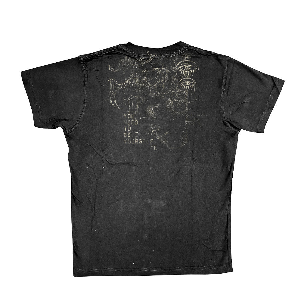 Anti-Social Retro Print TeeOOTD Base Shirt Dark Style Y2K Creative Short Sleeve T-Shirt