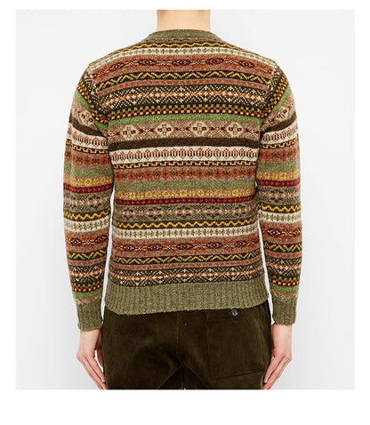 Jamiesons 130-Year Fair Isle Wool Sweater – Scottish Heritage Knit (Unisex)