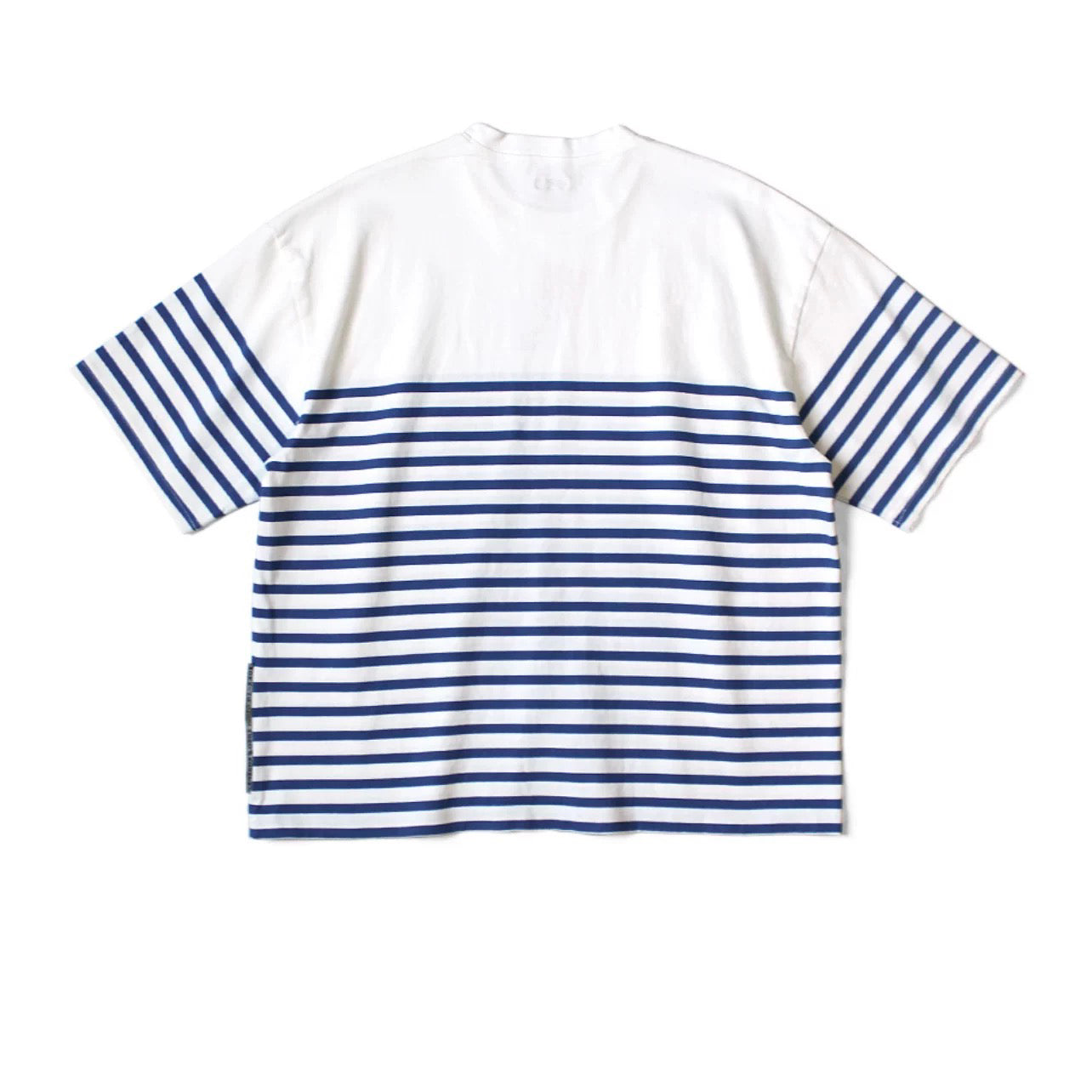 Japanese Leisure Navy Style Fun Printing Loose round Neck Short Sleeve T-shirt