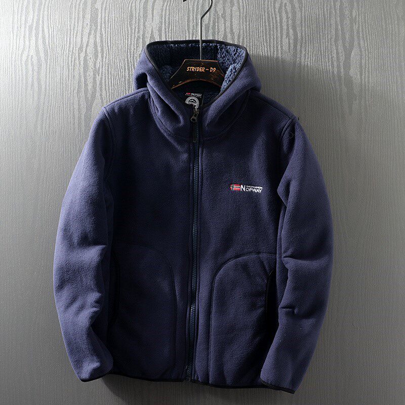 Professional Outdoor Men's Autumn and Winter Fleece-Lined Thickened Polar Fleece Warm Jacket | Japanese vintage | yamalin clothes | Yamalinclothes