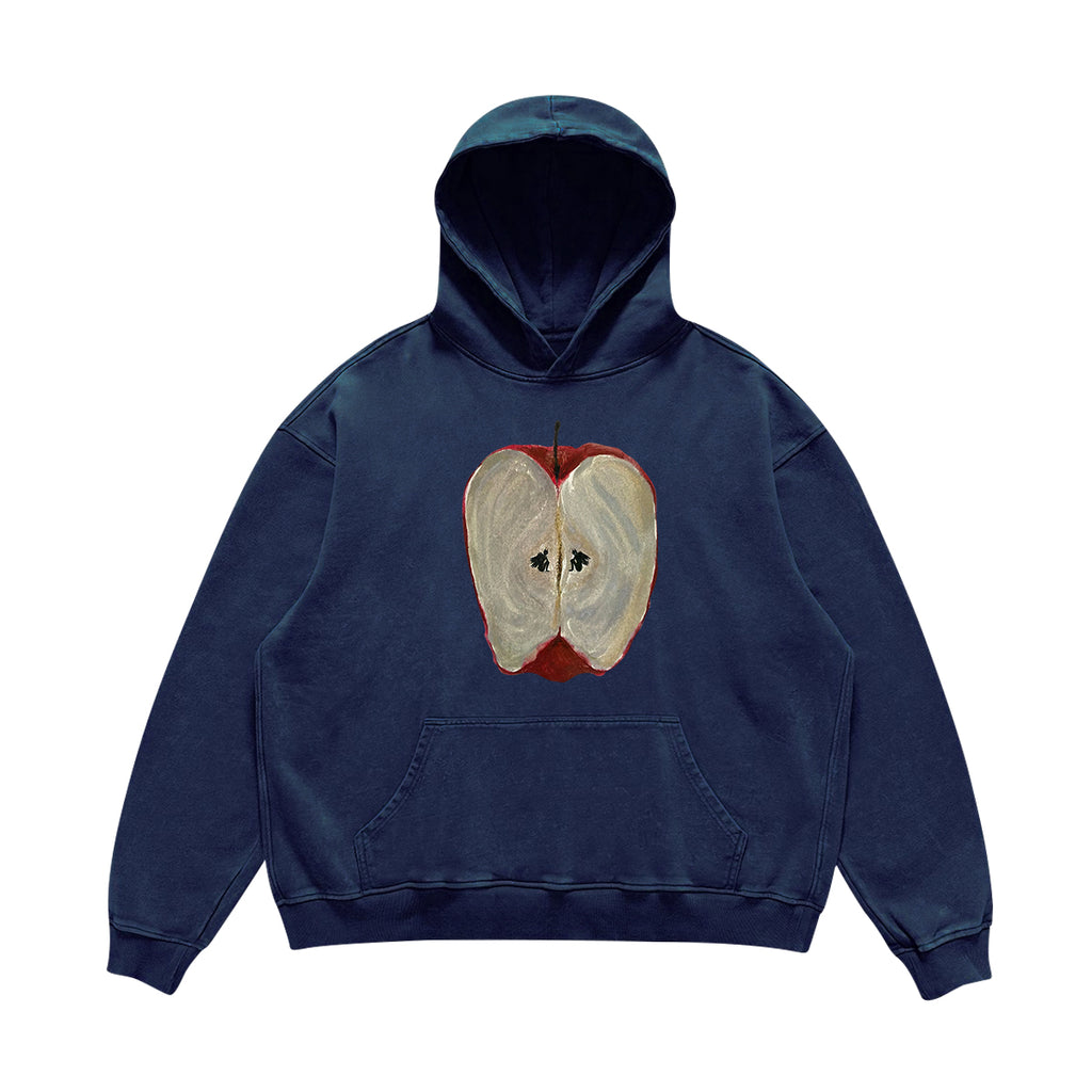 Wang Youbing Studio “Heartfelt Goods” Heavy Loose Hoodie – High-Street Couple Oversized Sweatshirt