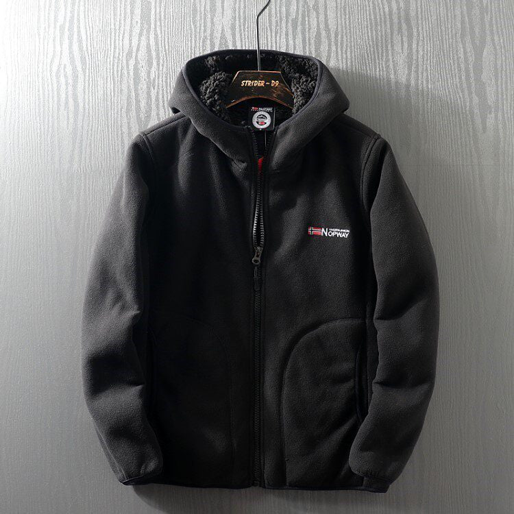 Professional Outdoor Men's Autumn and Winter Fleece-Lined Thickened Polar Fleece Warm Jacket | Japanese vintage | yamalin clothes | Yamalinclothes