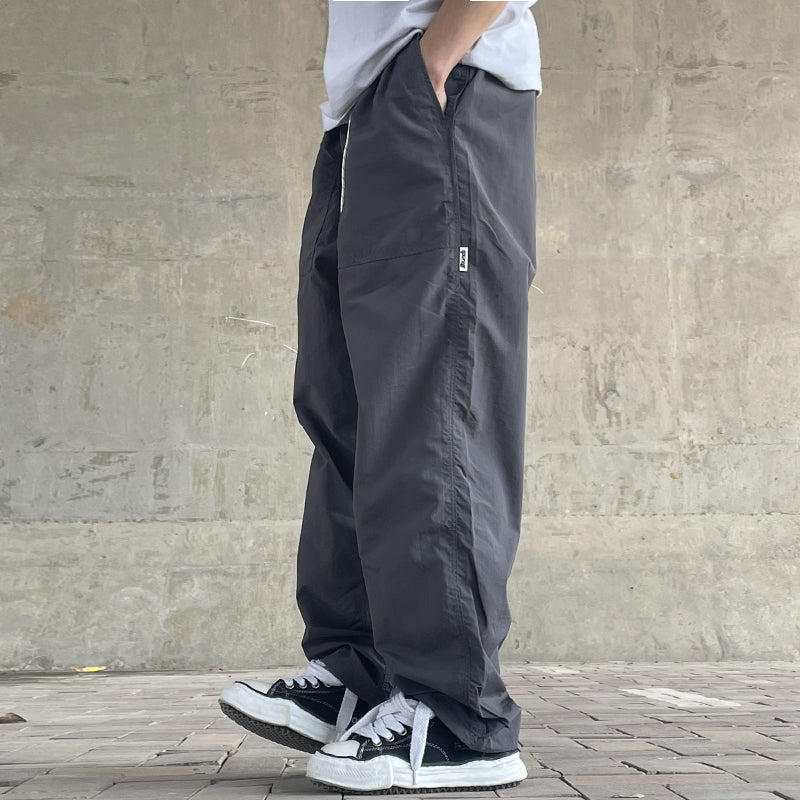Unisex Japanese Style Summer Cargo Pants - Thin Quick-Dry Breathable Loose Paratrooper Pants