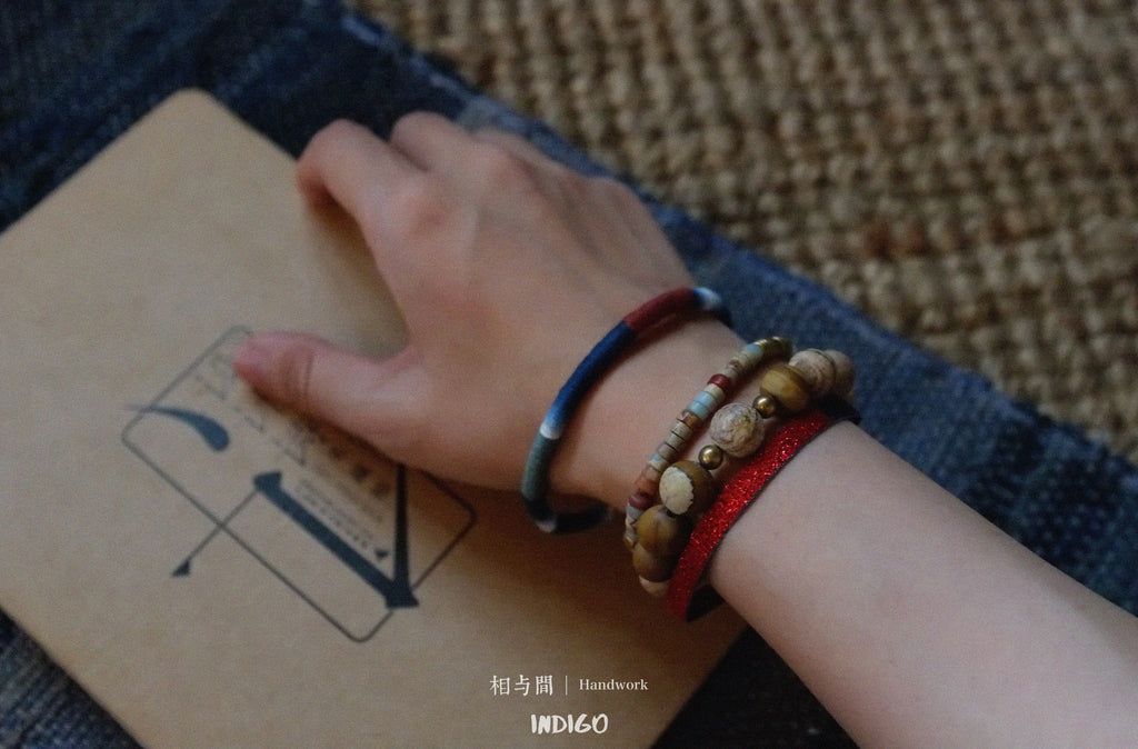 Spanish Guanaban Handmade Woven Bracelet Color-Block Niche Layered Ultra-Thin Couple Bracelet Ethnic Style