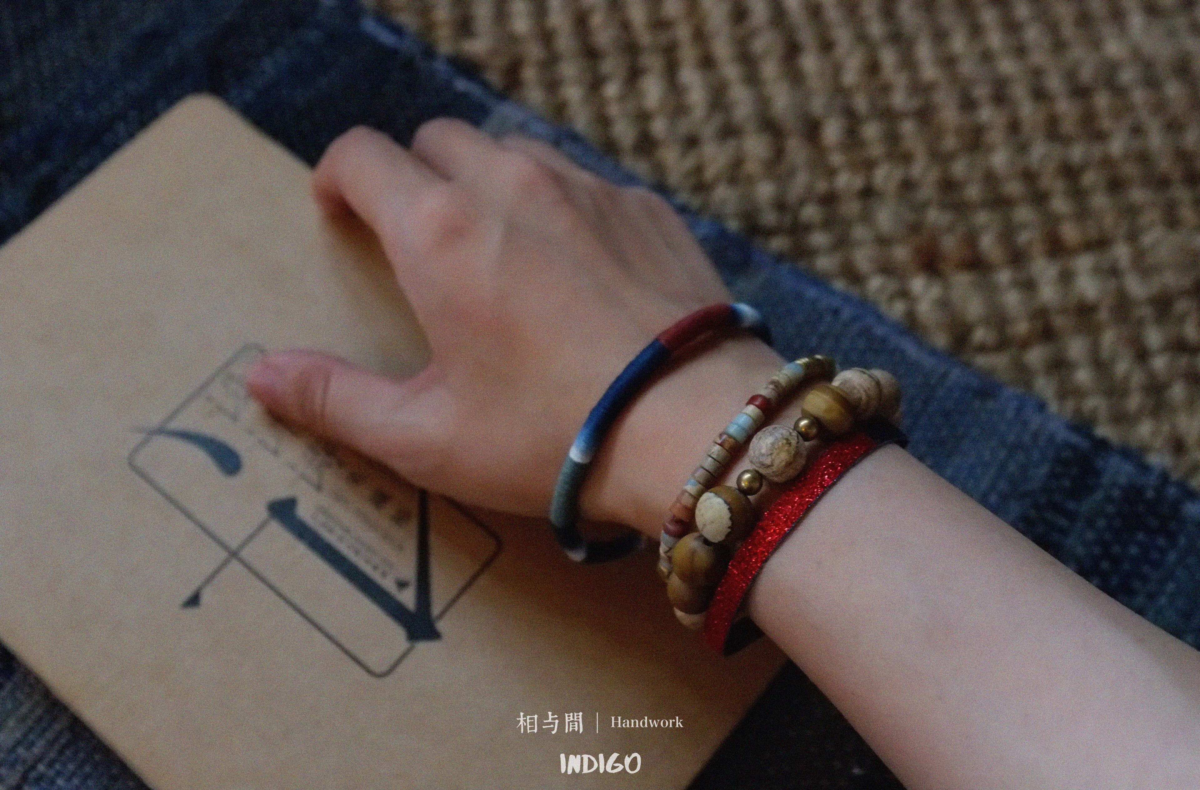 Spanish Guanaban Handmade Woven Bracelet Color-Block Niche Layered Ultra-Thin Couple Bracelet Ethnic Style