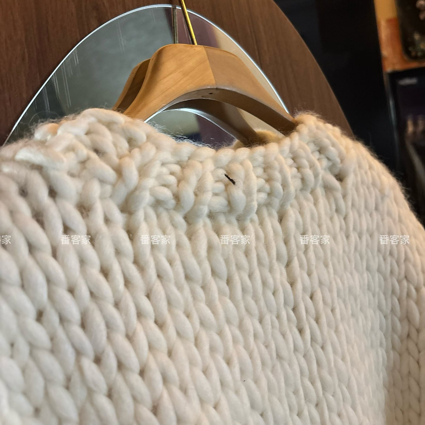 Women's Autumn Winter Thick Knitted Cardigan - Sweet Lazy Style V-Neck Buttoned Short Sweater Coat