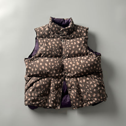 Men's Reversible 90% White Duck Down Camouflage Vest