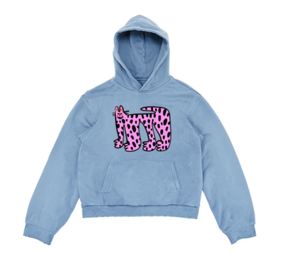 Heavyweight American Retro Artist Series Hoodie – Large-Size Streetwear (Unisex)