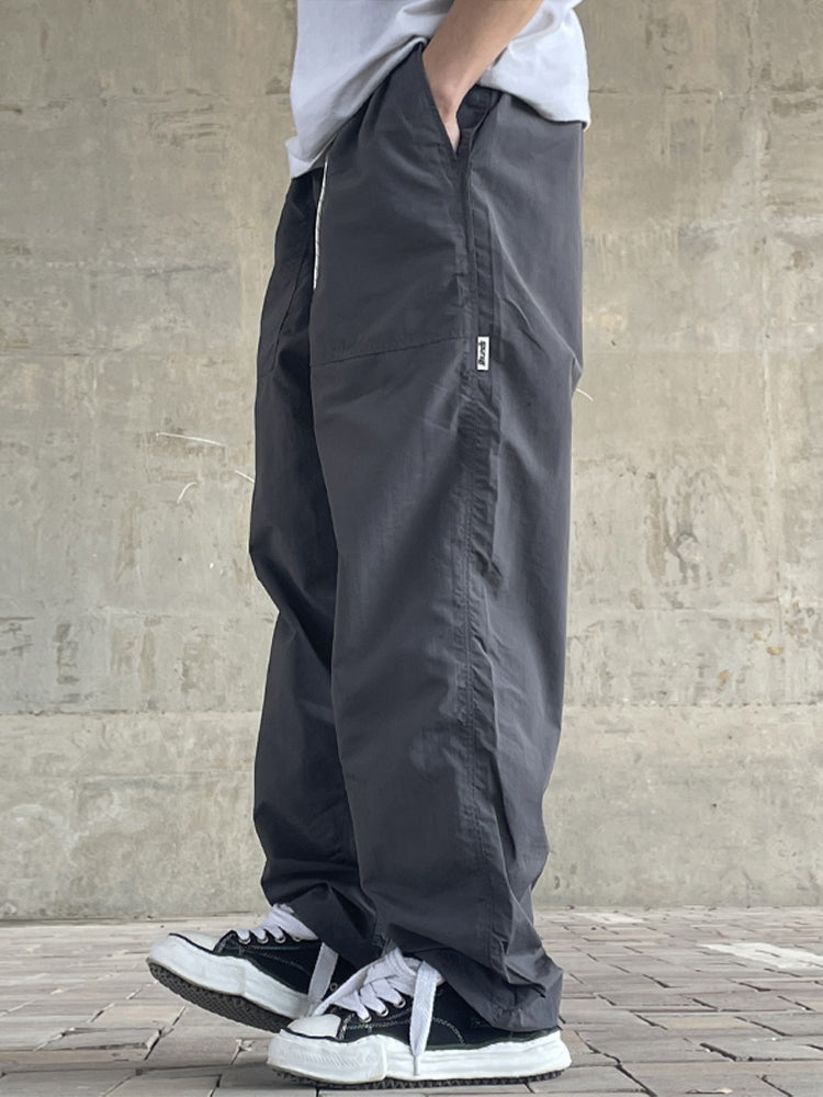 Unisex Japanese Style Summer Cargo Pants - Thin Quick-Dry Breathable Loose Paratrooper Pants