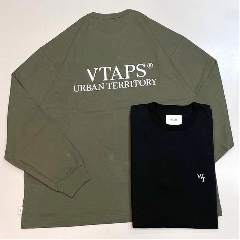 Japanese Style Heavy Cotton Crew Neck Long Sleeve T-Shirt 2023 New Base Shirt Letter