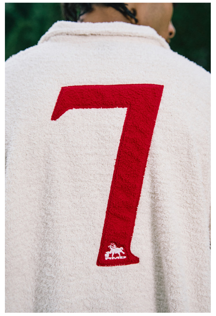 Remedy Inge Sheep” Embroidered Unisex Sweater – American Turn-Down Collar Spring/Autumn Knit