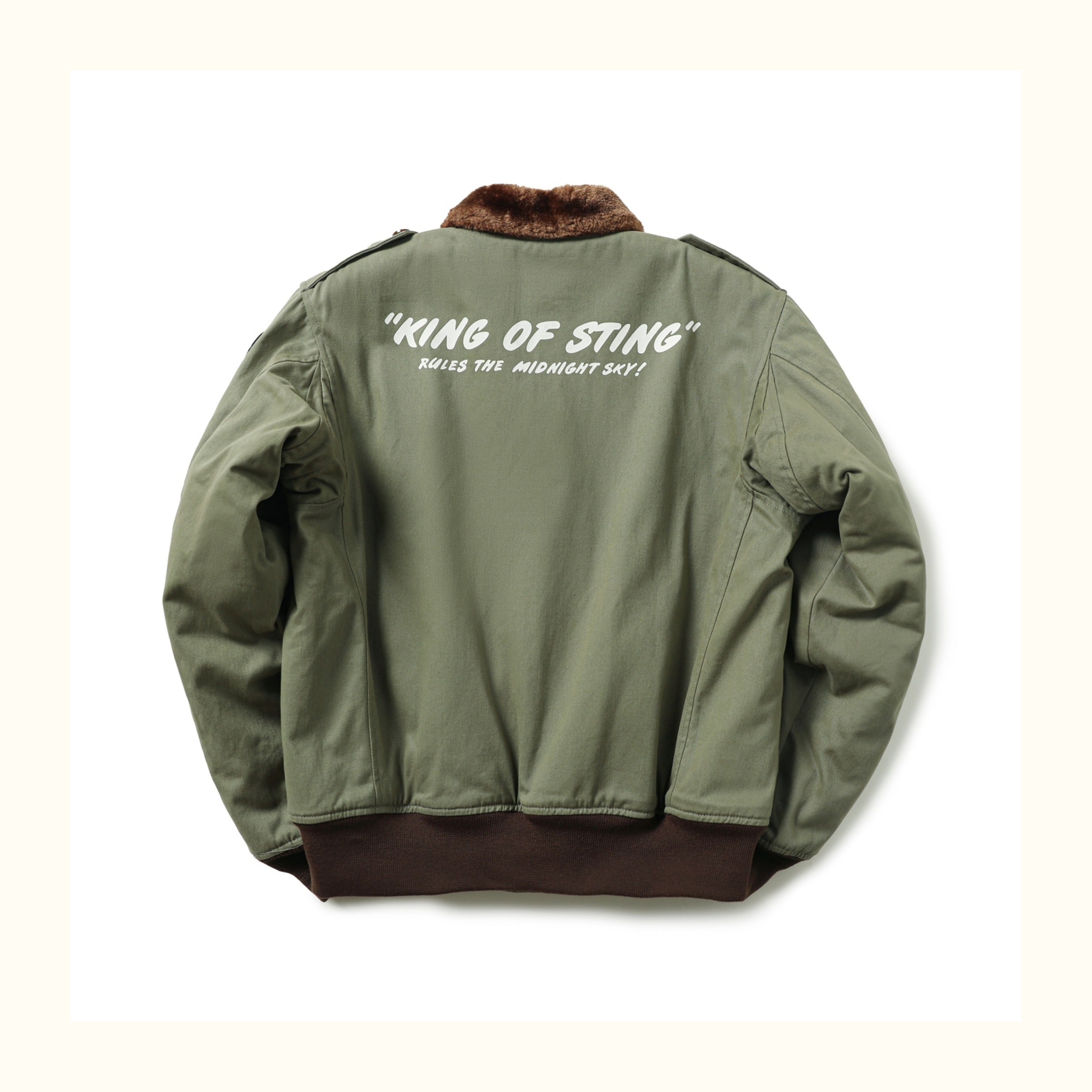 Cotton Shell with Wool-Liner, American-Style Pilot Jacket (Unisex)