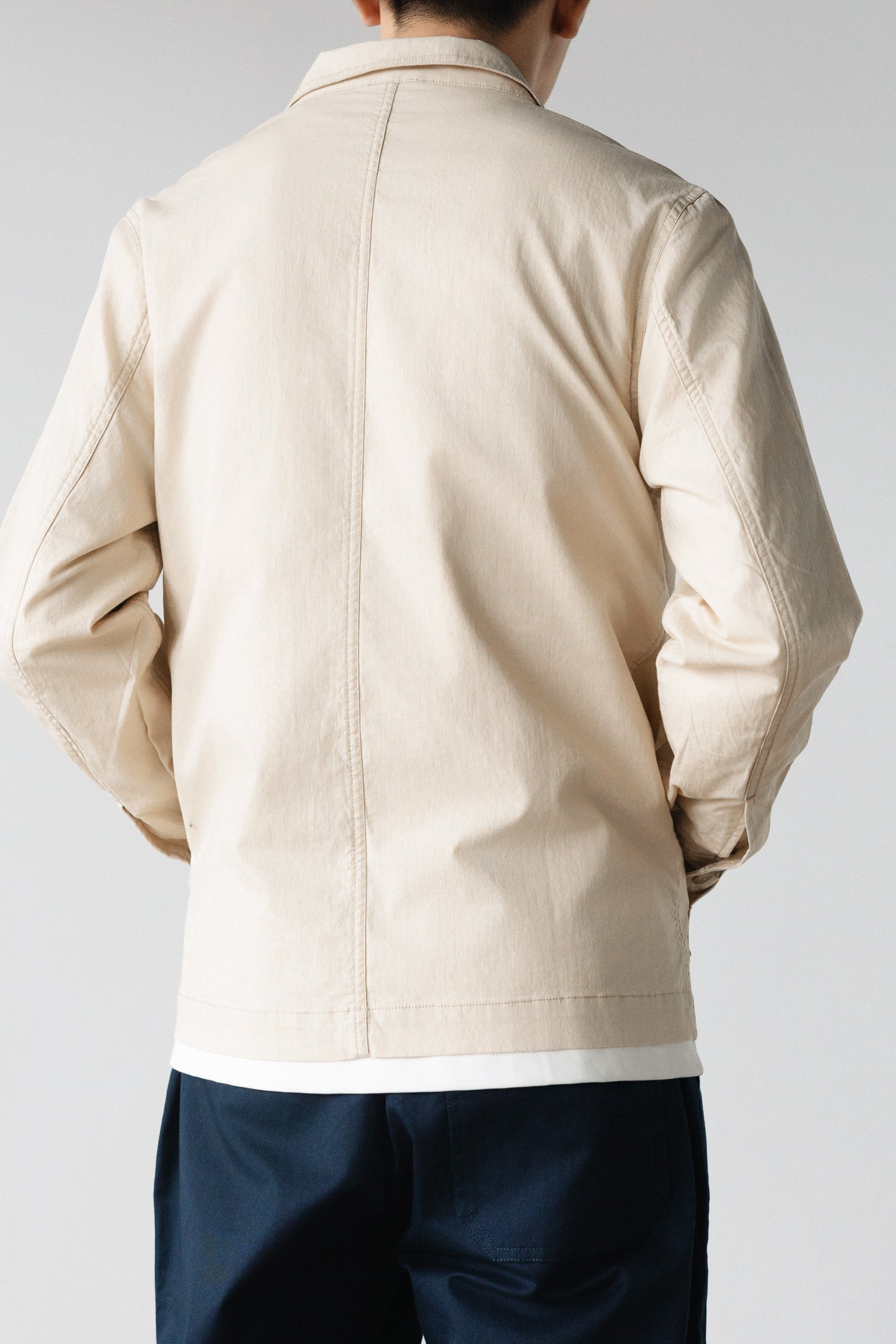 Spring Summer Autumn High-End Lightweight Commuting Quiet Luxury Linen French Minimalist Relaxed Workwear Jacket