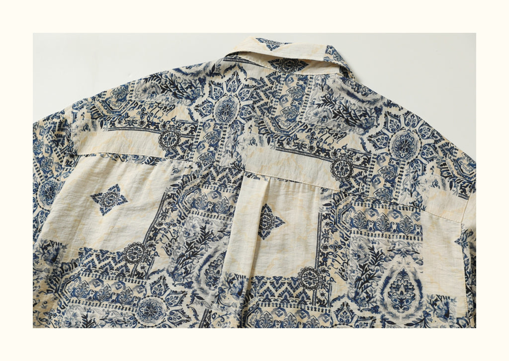 Original Design Retro Hawaiian Resort Shirt for Men – Casual Vacation Vibes