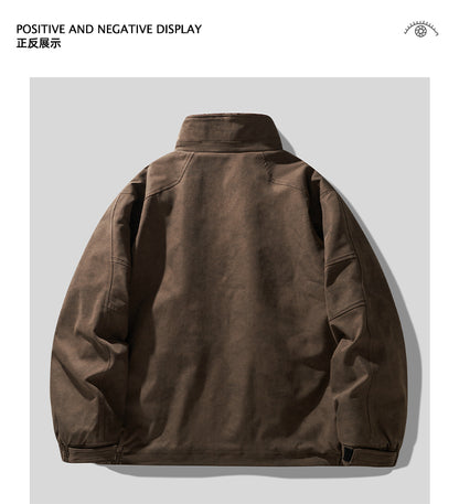 Detroit Heavyweight Lamb-Wool Workwear Jacket – Insulated Cotton Coat (Unisex)