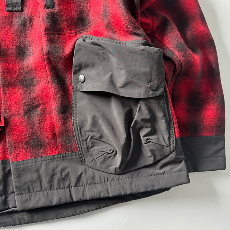 Japanese Retro Plaid Wool Hooded Coat - Thickened Warm Winter Jacket