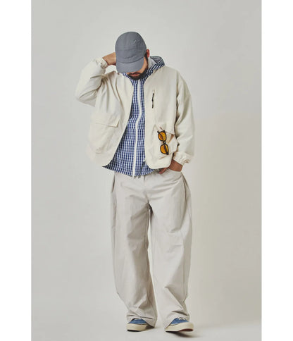 collarless jacket, lightweight outdoor water-repellent Japanese retro loose jacket for men, spring