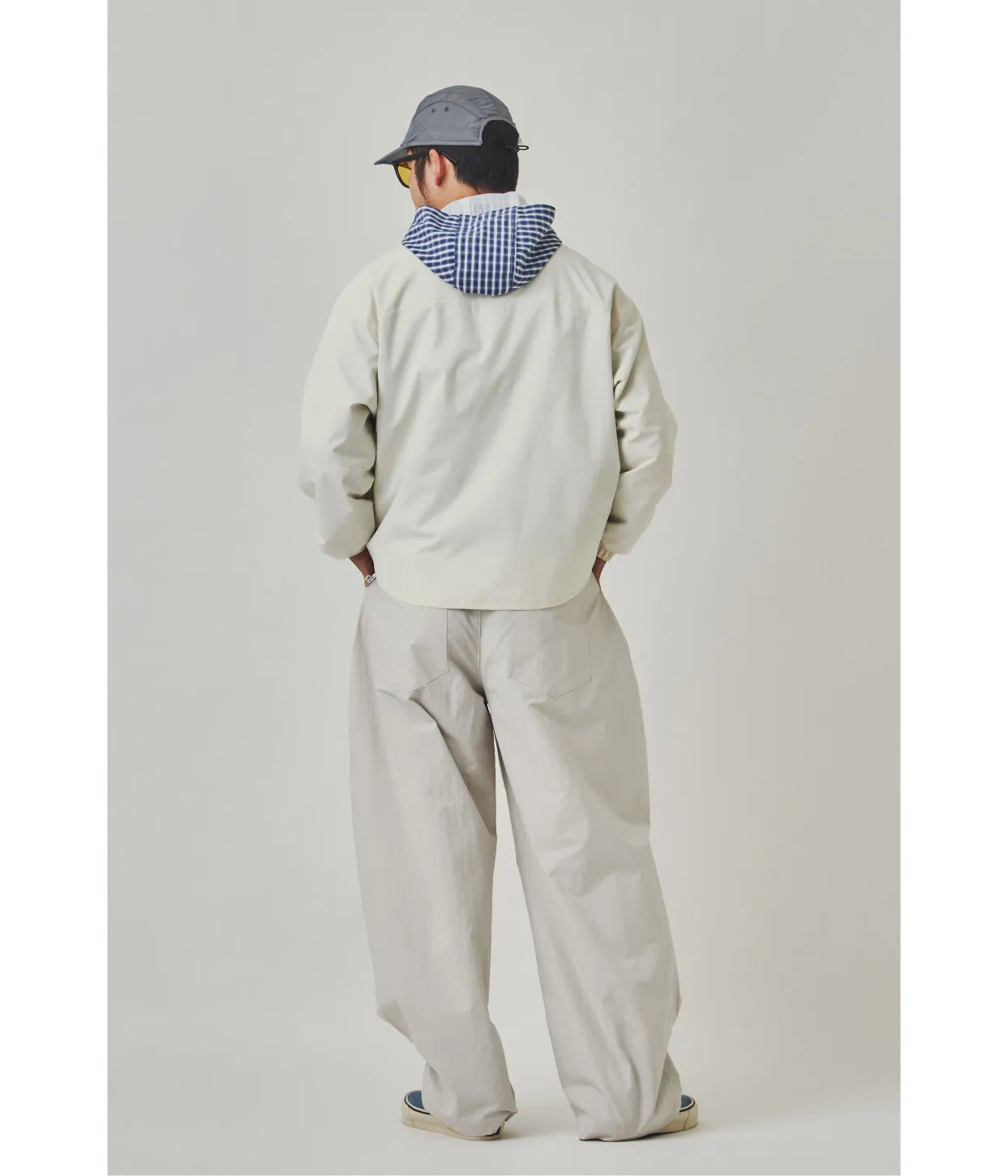 collarless jacket, lightweight outdoor water-repellent Japanese retro loose jacket for men, spring