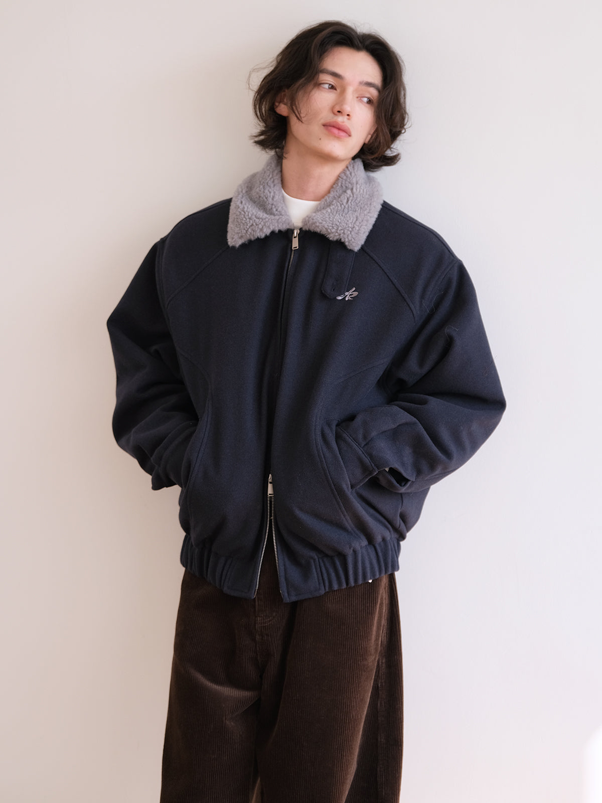 Coke Life Carpem Short Winter Cotton Jacket - Retro Fur Collar Thickened Warm Fashionable Coat