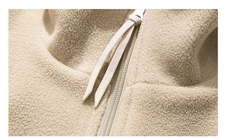 Men's Winter Fleece Cardigan - Trendy Loose BF Style Stand Collar