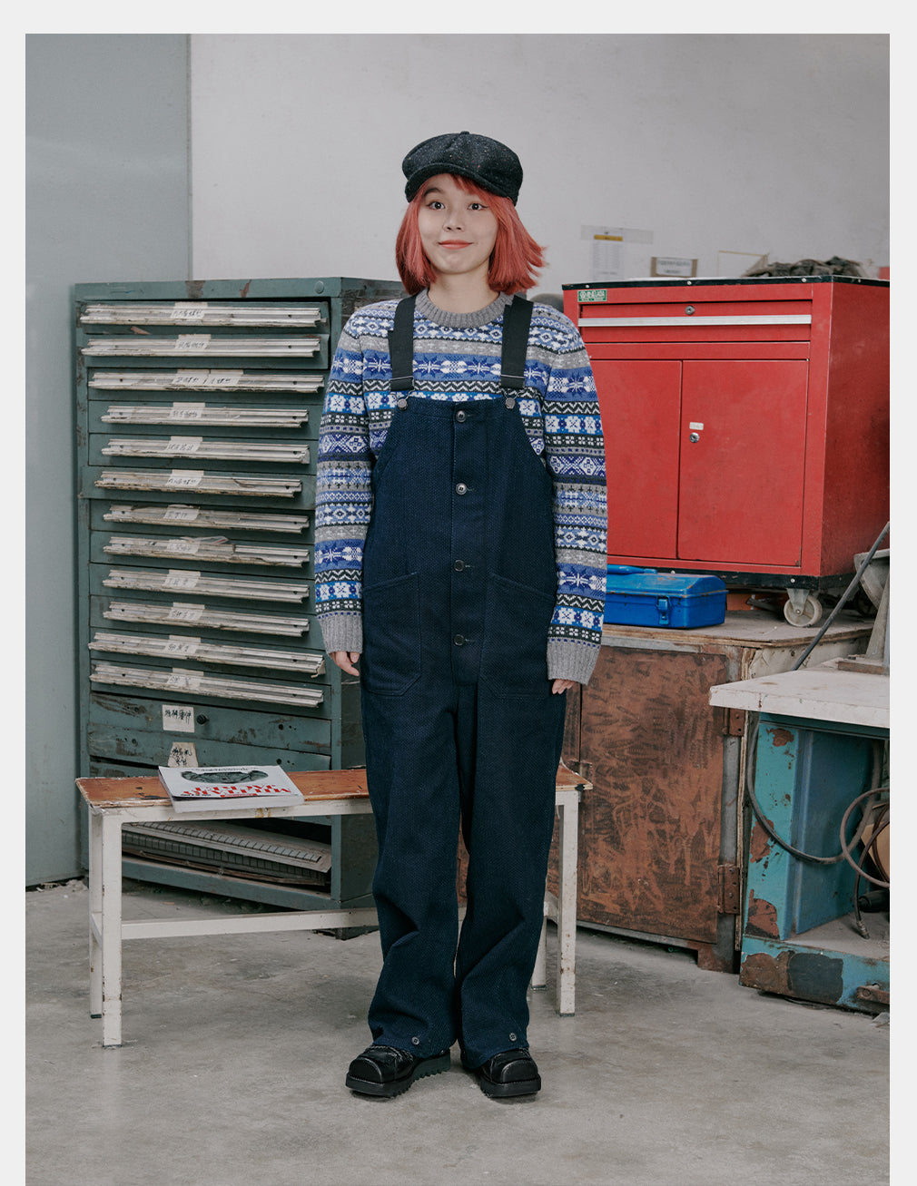 Fair Isle Merino Wool Crew Neck Sweater – Vintage British Retro (Unisex)