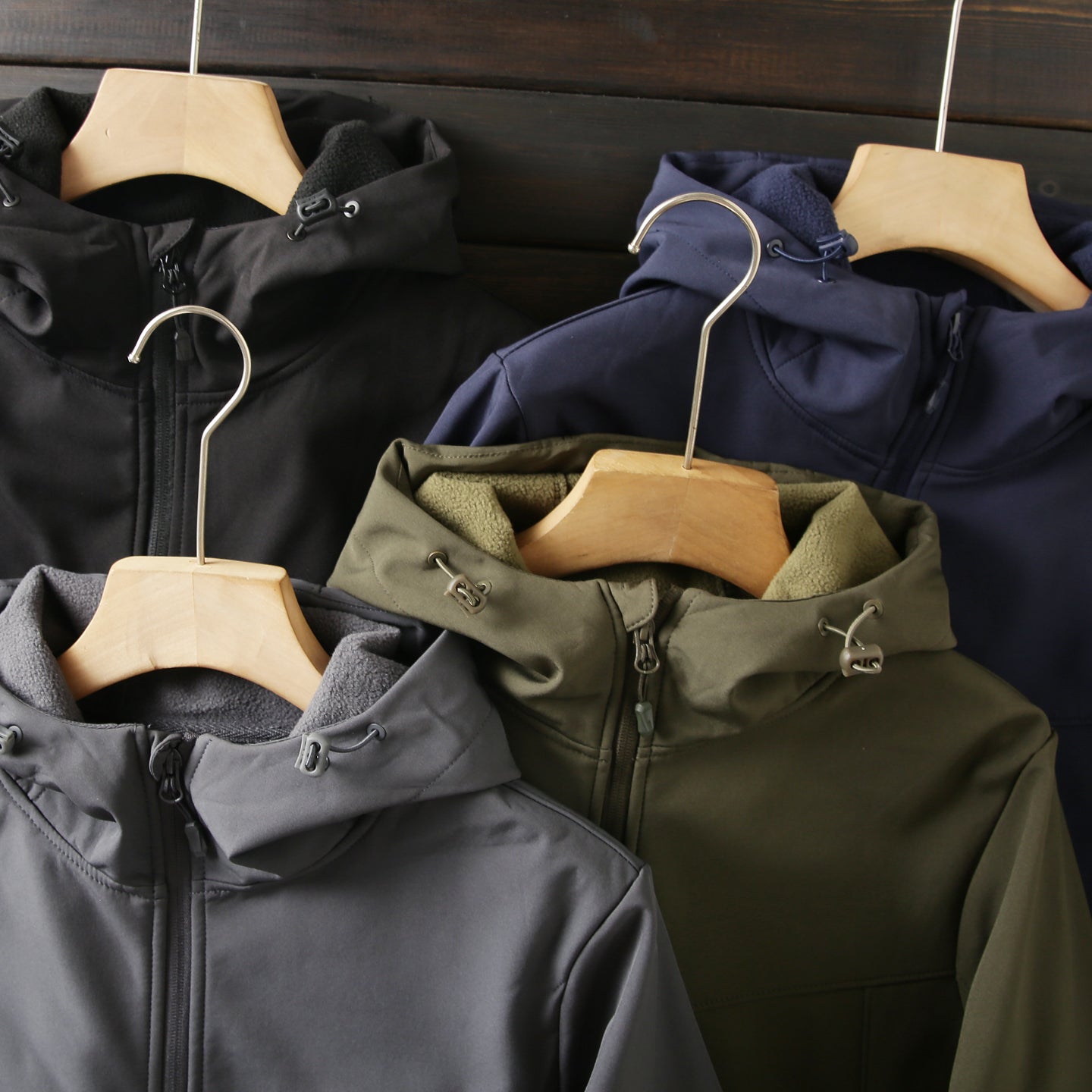 Men's Premium Fleece Thermal Soft Shell Jacket - Autumn Windproof Waterproof Thickened Hooded Coat