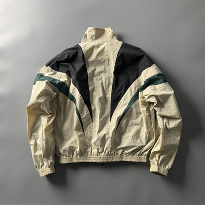 80s Retro Color-Block Mountain Jacket - Stand Collar Outdoor Coat