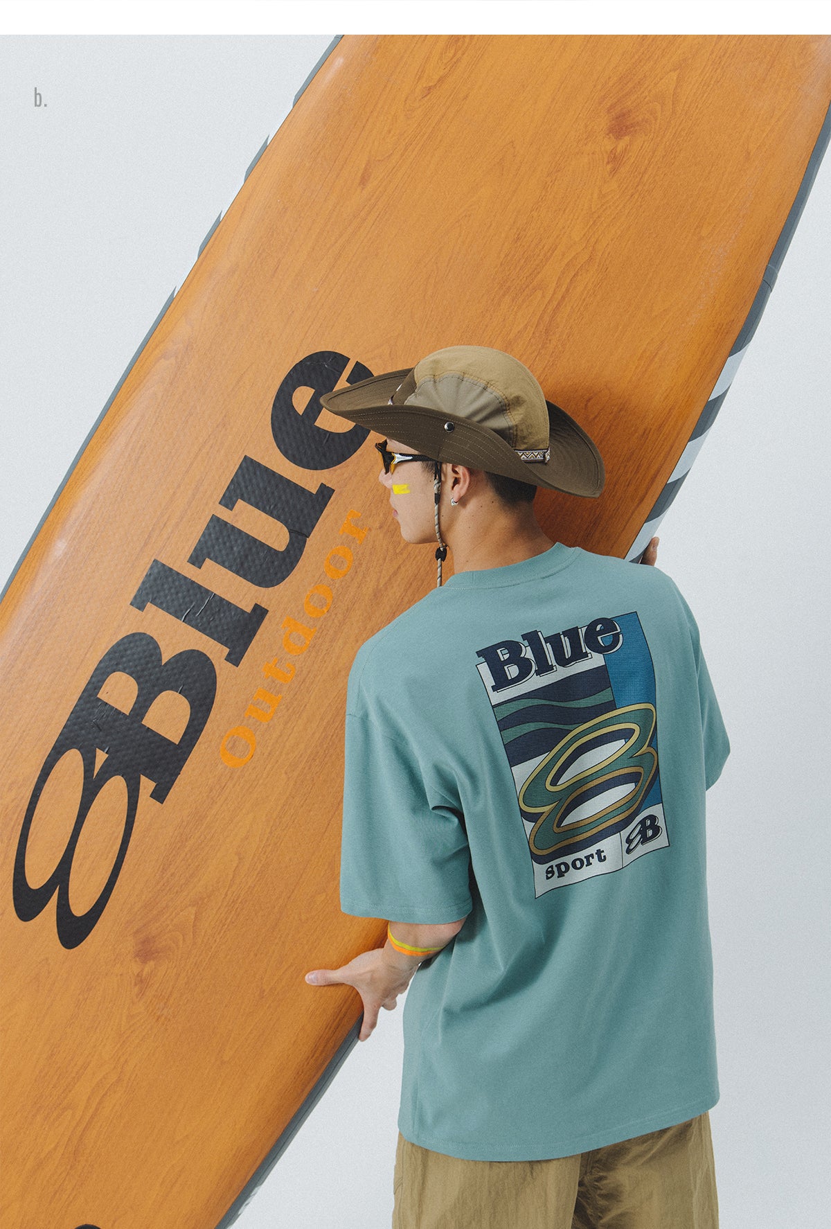 Lanqi Summer New Trend American Retro Heavy Cool T-Shirt Couple Short Sleeve Men