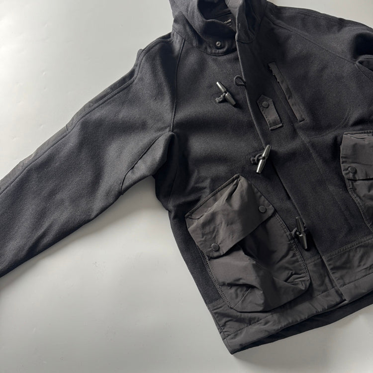 Japanese Retro Plaid Wool Hooded Coat - Thickened Warm Winter Jacket