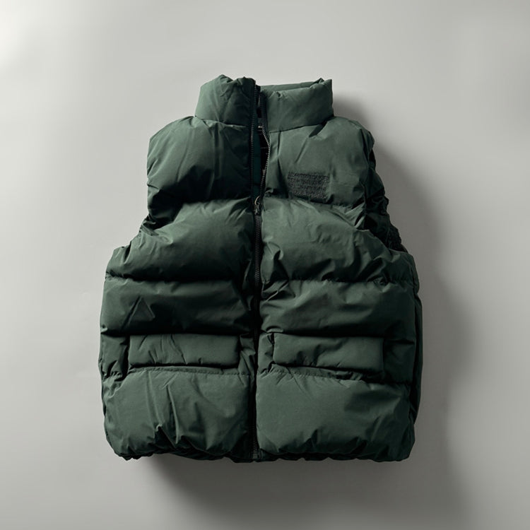 90% White Duck Down Mountain Vest - Fluffy Warm Outdoor Puffer (Unisex)