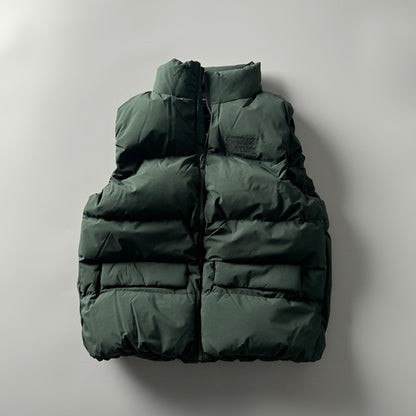 90% White Duck Down Mountain Vest - Fluffy Warm Outdoor Puffer (Unisex)