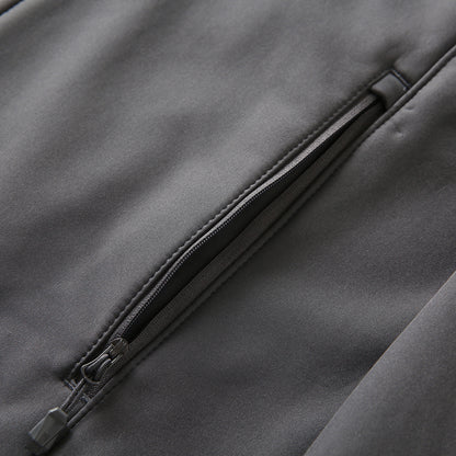 Men's Premium Fleece Thermal Soft Shell Jacket - Autumn Windproof Waterproof Thickened Hooded Coat