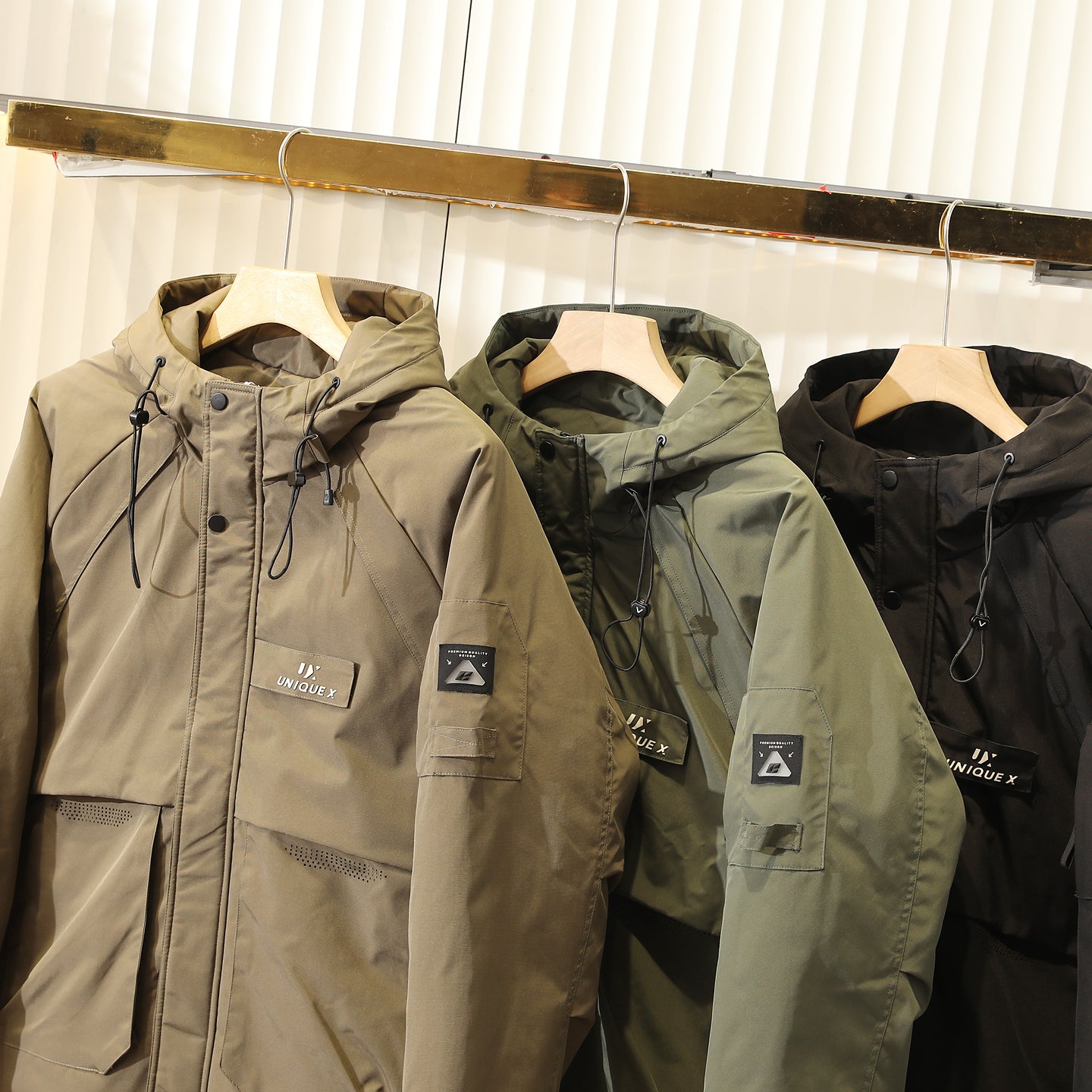 Men's Plus Size Cold-Resistant Hooded Cotton Jacket - Winter Thickened Windproof Warm Export Overstock Workwear Coat