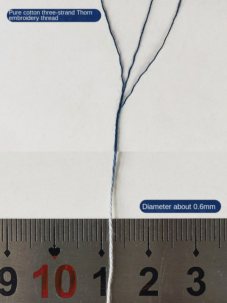 Plant Dyed Pure Cotton Embroidery Thread Handmade Tie-Dye Multicolor Patchwork Seed Bead Braided Bracelet