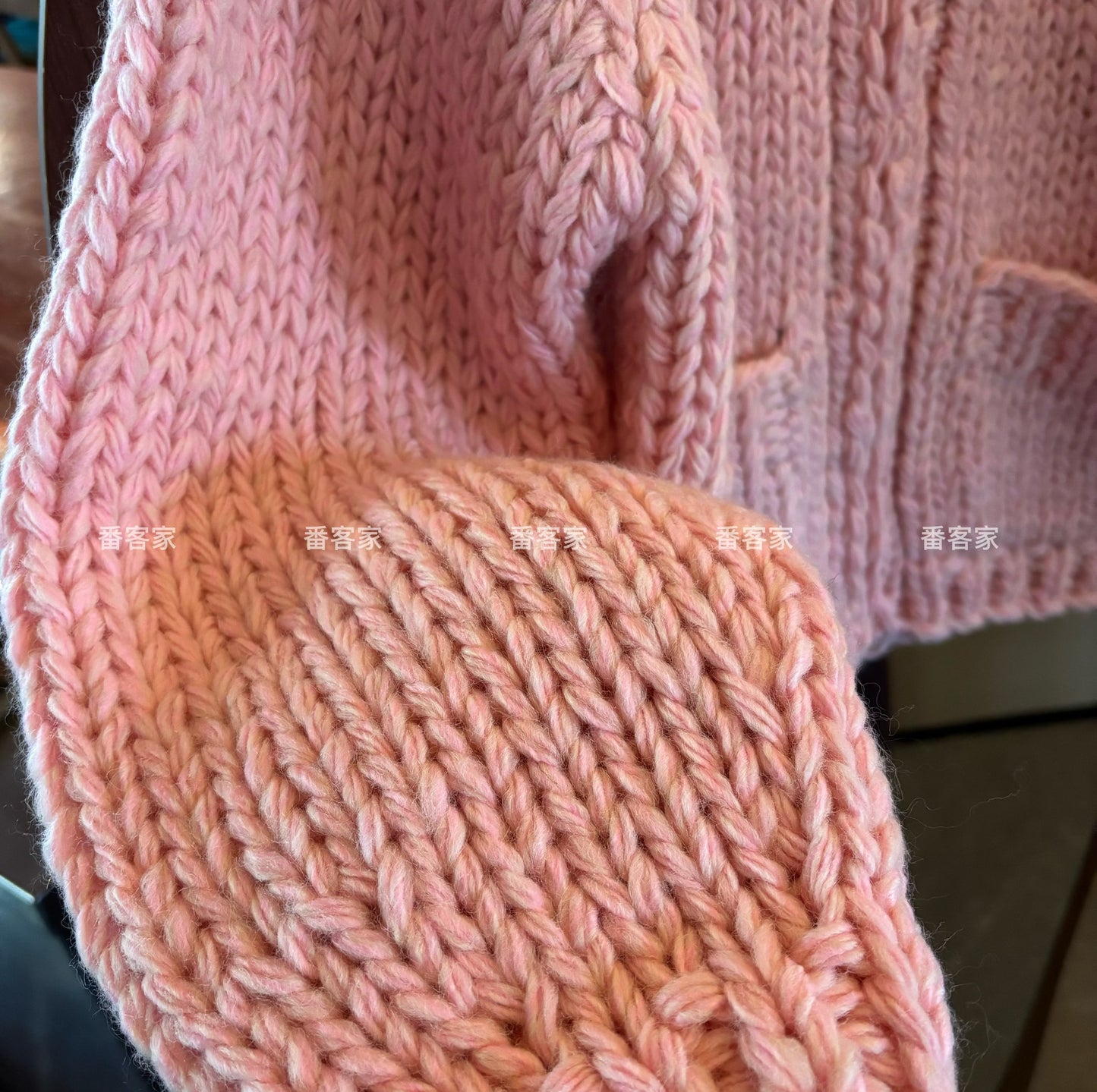 Women's 2025 Winter Retro Street Style Sweater Coat - Handmade Thick Knit Warm Versatile Casual Outerwear