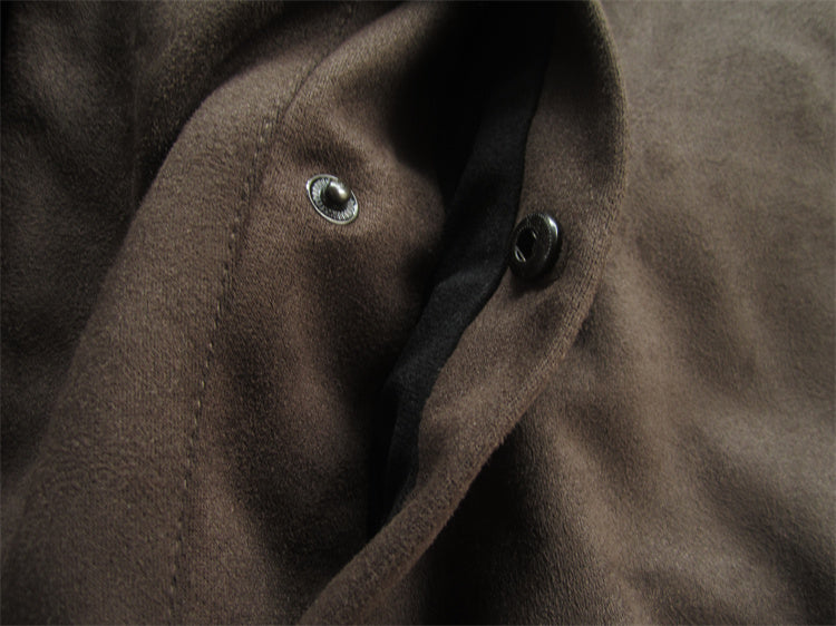 Men's Foreign Trade Original Ultra-Thick Suede Jacket - Skin-Friendly Soft Stretch Warm Cotton Coat