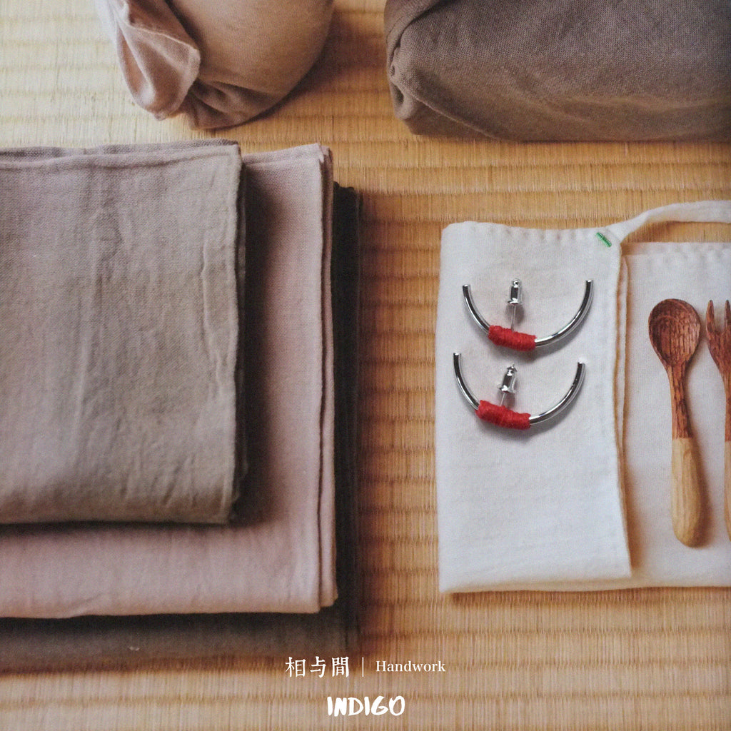 Original New Year Red Plant-Dyed Earrings Handmade Geometric Niche Personality Ear Jewelry 925 Silver Ear Studs