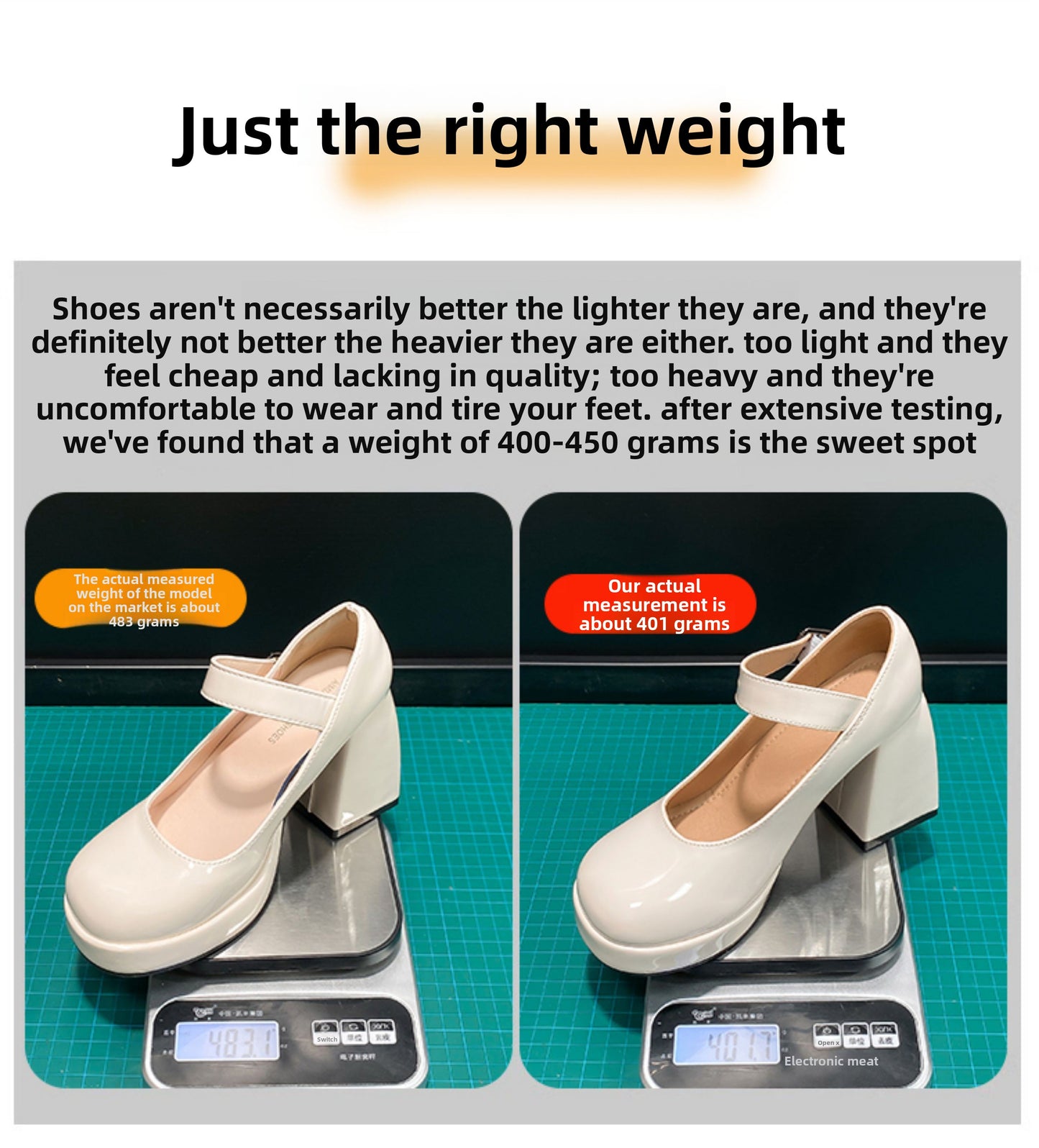 Women's French Style Mary Jane Wedding Shoes - Waterproof Platform Chunky Heel Elegant Bridesmaid Shoes