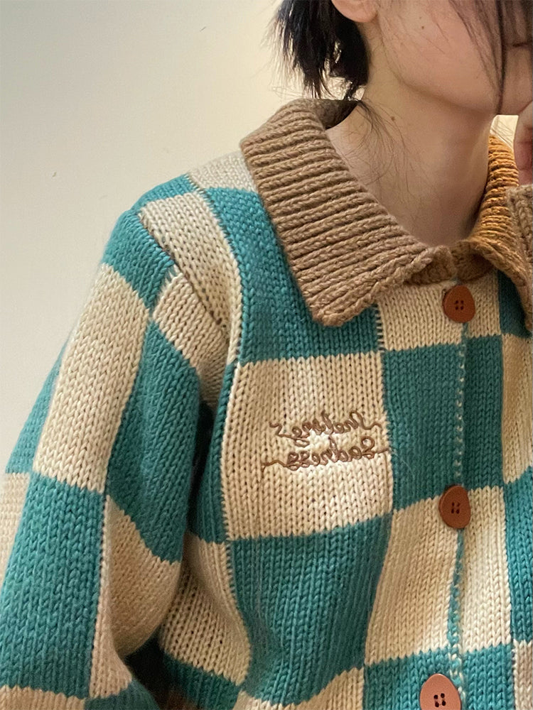 Regular Sweater Knitted Cardigan Spring High-Grade Wear Match