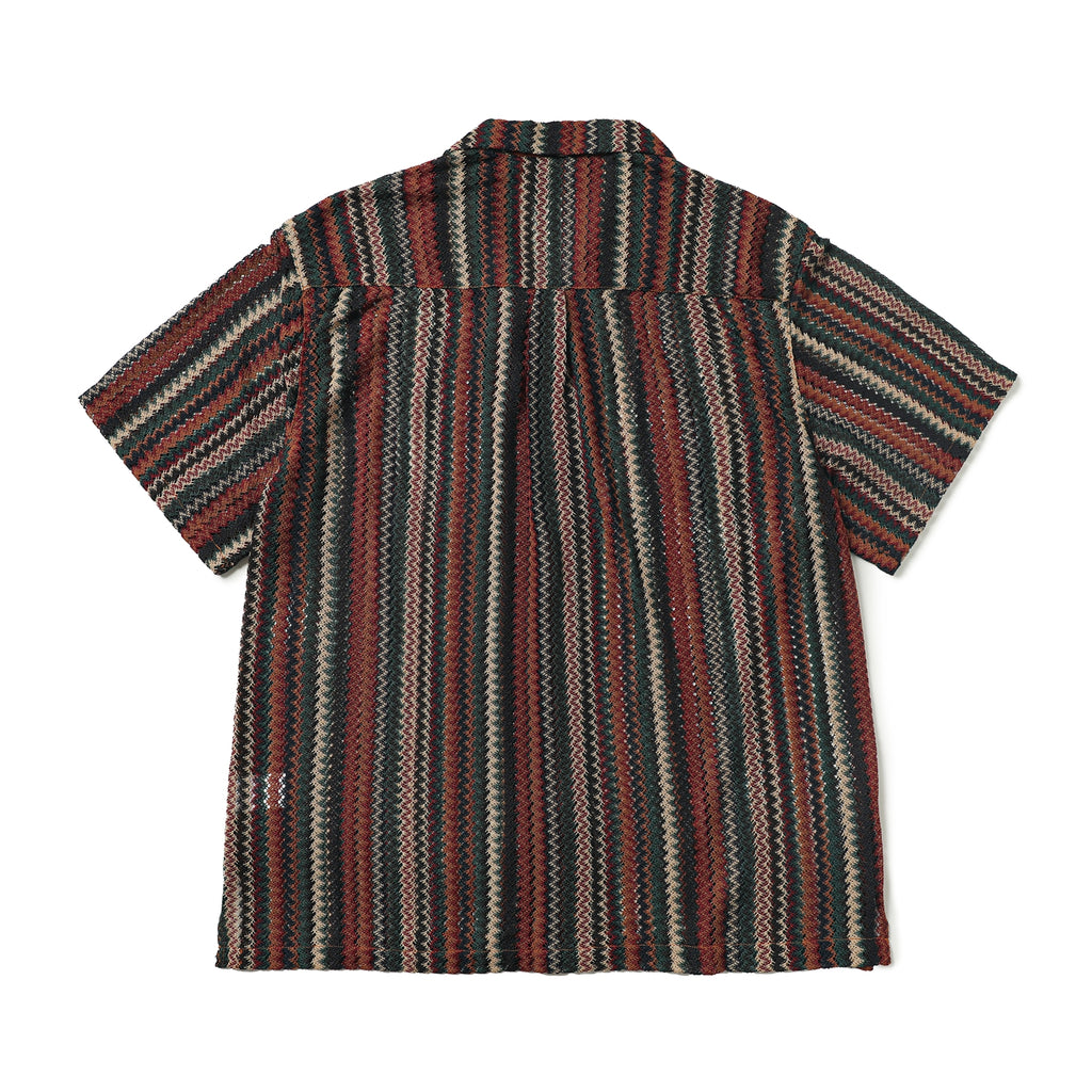 Loose Fit Japanese Style Summer Breathable Hollow Out Casual Shirt