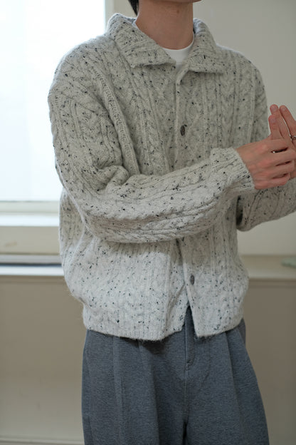 Coke Life CARPEM Winter Sweater Coat - Lazy Style Braided Wool Knit Unique Design Top