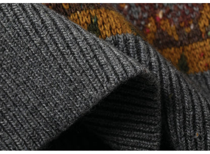 Vintage Fair Isle Wool-Blend Crewneck Sweater – British Heritage Style (Unisex)