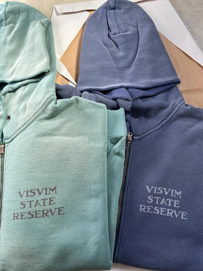 Japanese Trend All-Cotton Washed Vintage Distressed Zipper Hoodie